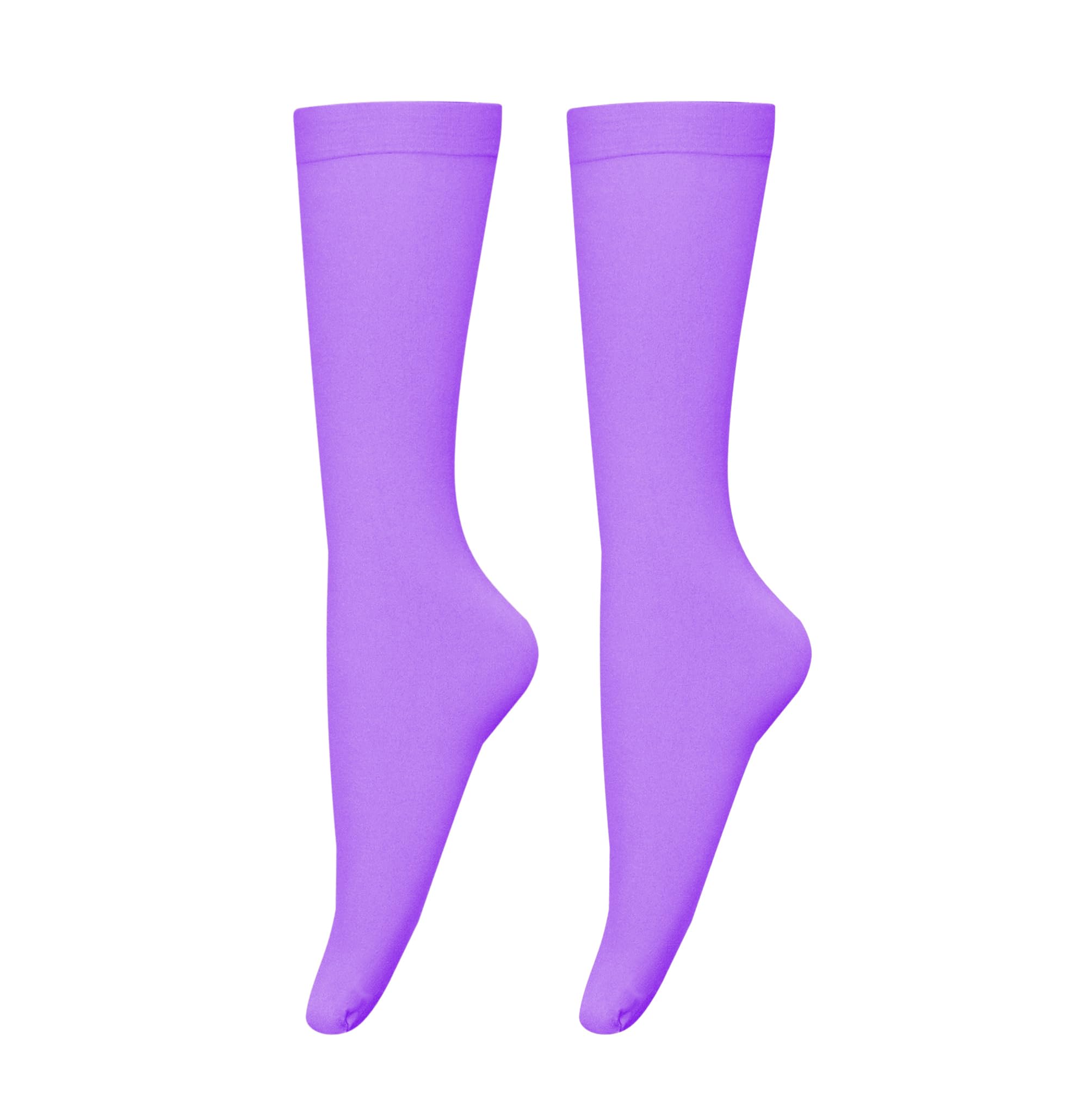 Bestjybt Women's Opaque Stretchy Nylon Knee High Stockings Trouser Socks