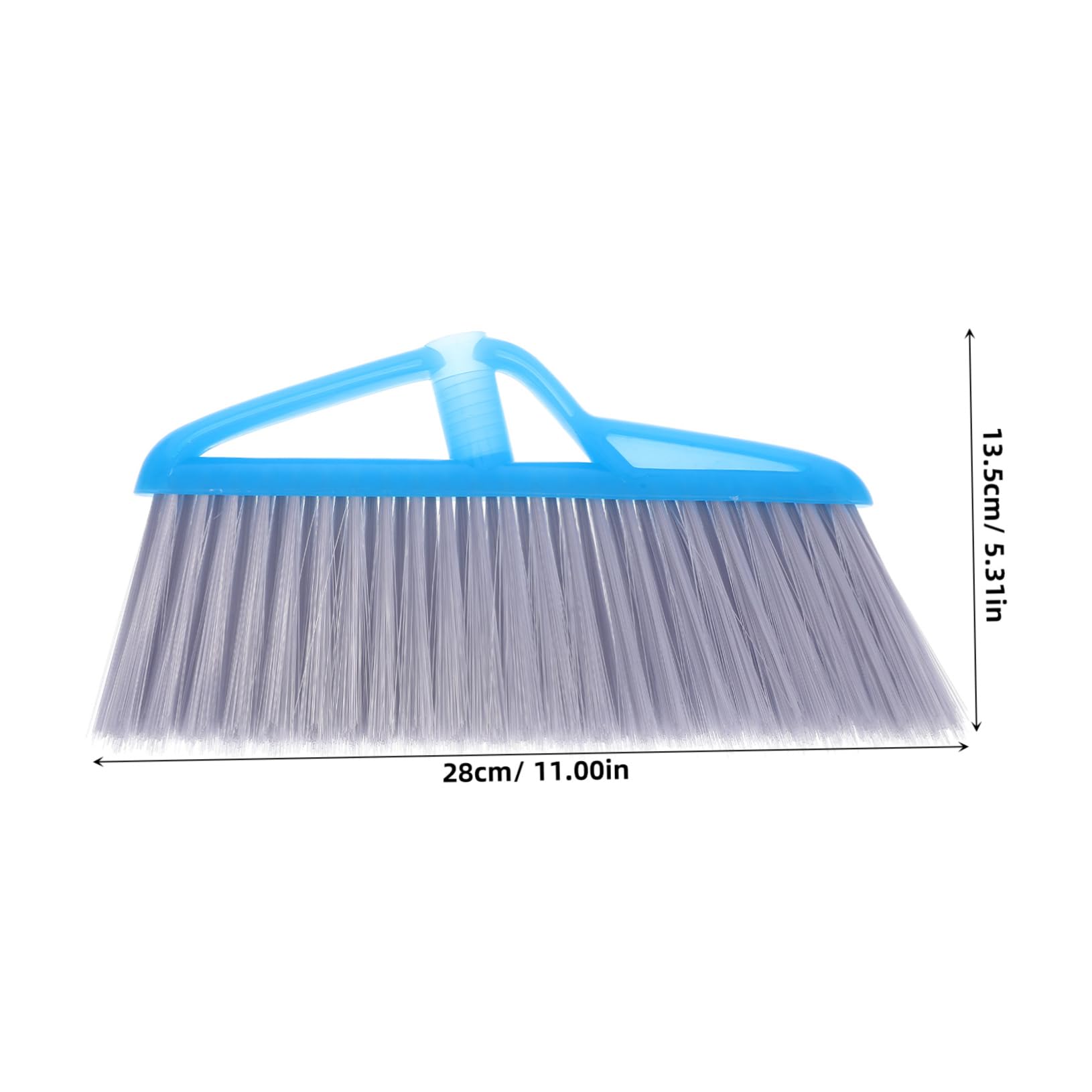 Gogogmee Versatile Push Broom Head Replacement for Sweeper Pool Broom Handle Broom Replacement Head for Concrete Sweeper