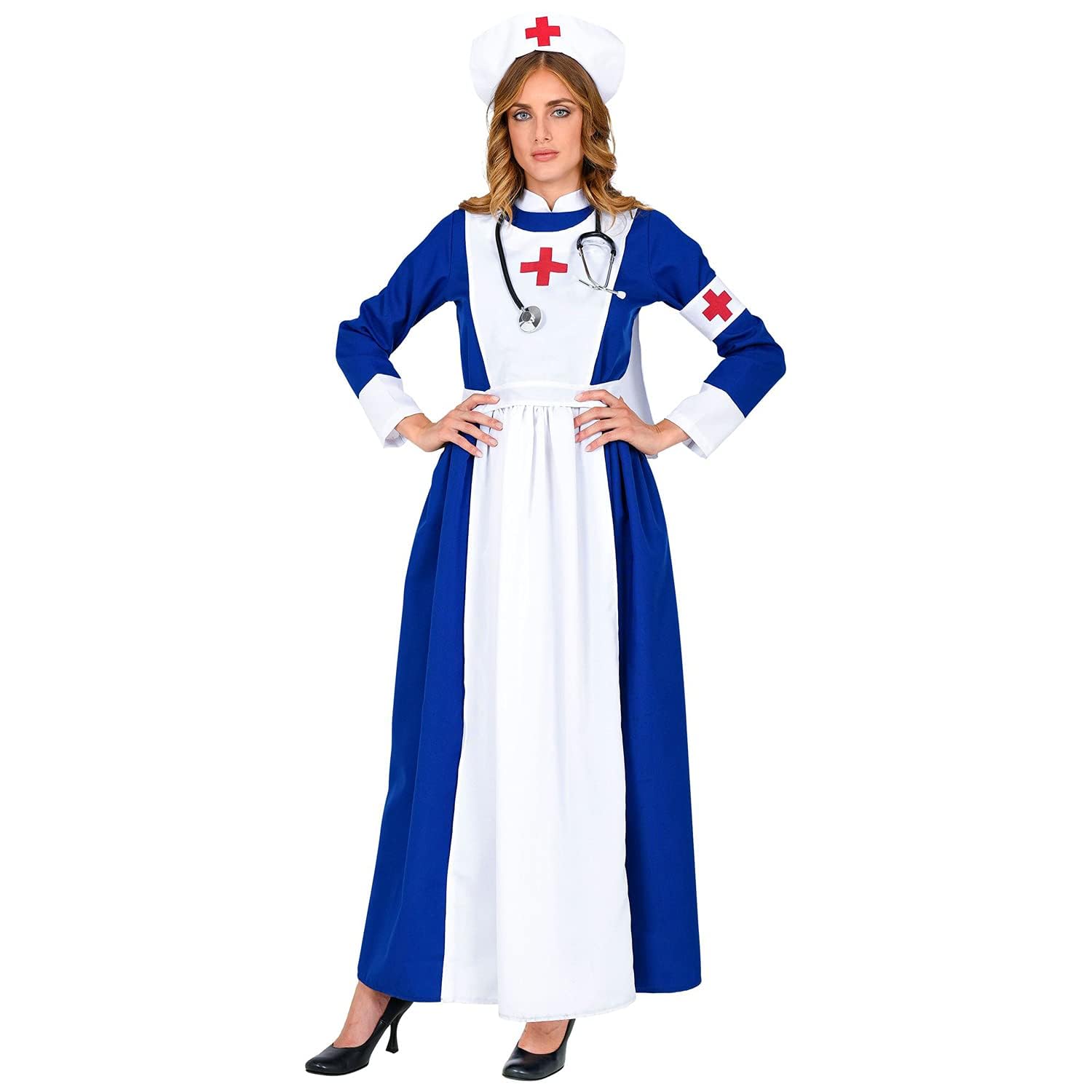 WIDMANN MILANO PARTY FASHION W Retro Nurse Dress Doctor Profession Fancy Dress Costumes