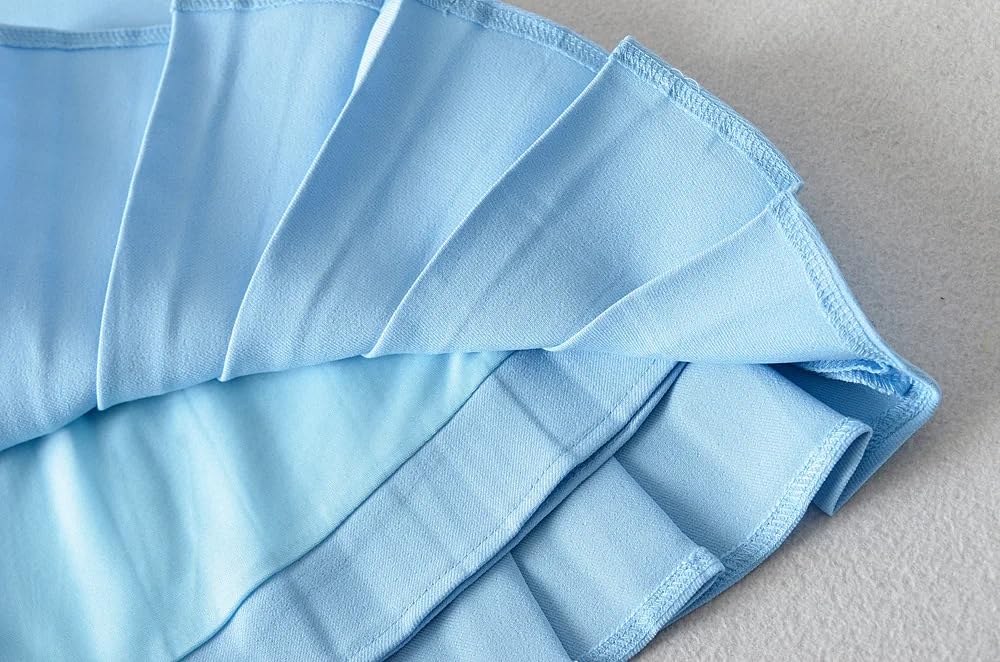 Krótkie Spódniczki Damskie -Minispódniczki Z Wysokim Stanem Damskie Letnie Seksowne Modne Ubrania Plisowana Spódnica Spódnice Tenisowe W Stylu Koreańskim Casual Proste Wygodne Streetwe