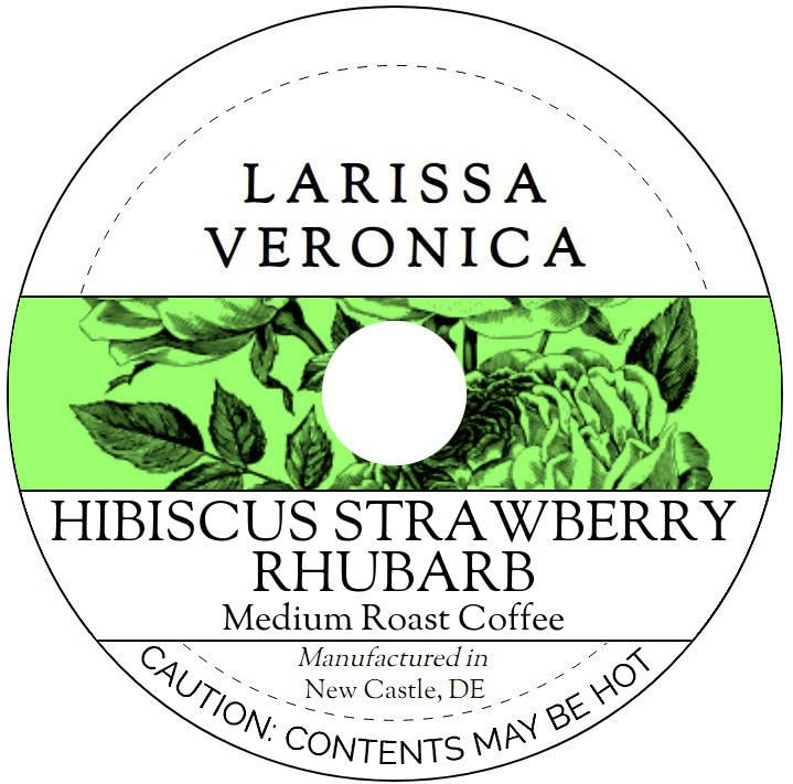Hibiscus Strawberry Rhubarb Medium Roast Coffee (12 pods, ZIN: 576632)