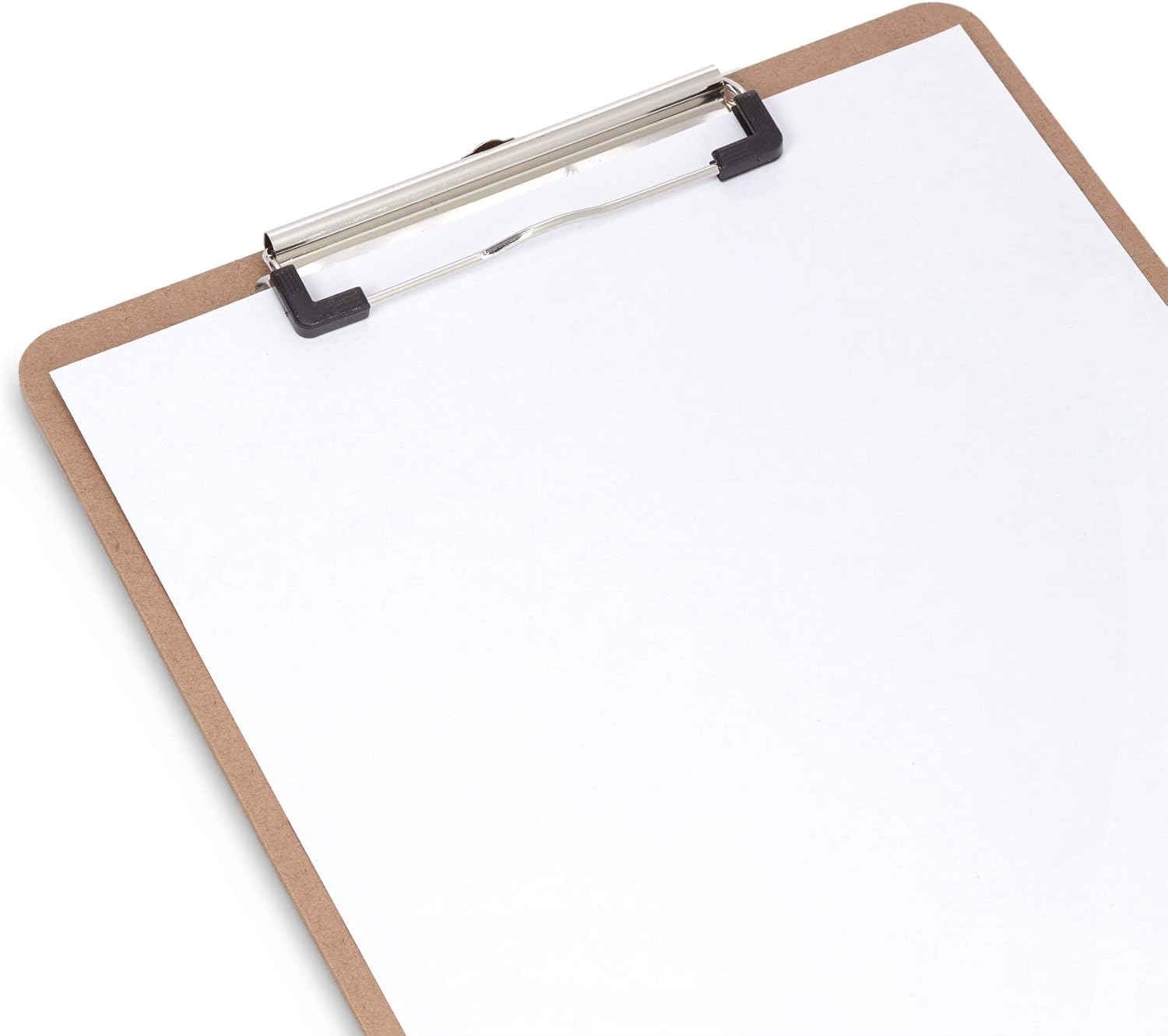 12 Hardboard Clipboards, Low Profile Clip, Designed for Classroom and Office Use, 12 Clipboards