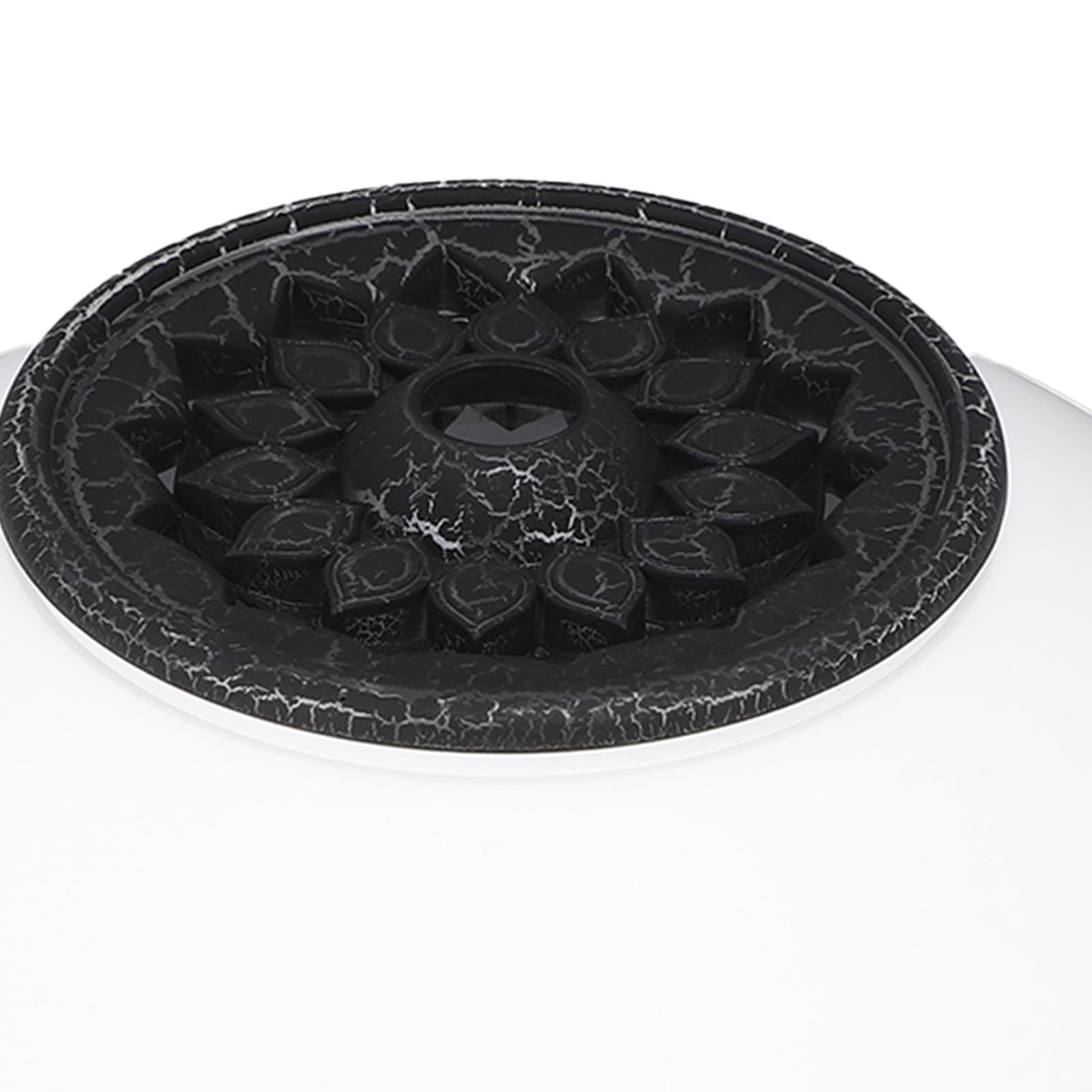 Diffusore umidificatore a forma di fungo, capacità 760 ml, ricaricabile, decorazione domestica, diffusore di oli essenziali (bianco)