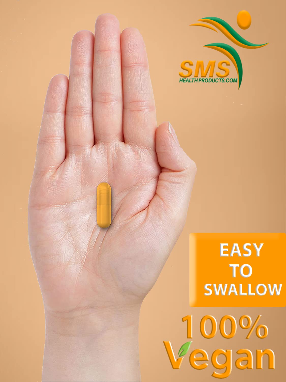 Pure Turmeric Curcumin 1000 mg Black Pepper Extract 95% CURCUMINOIDS,Non GMO, Increased Absorption, Gluten Free, 500mg 60 Veggie Capsules