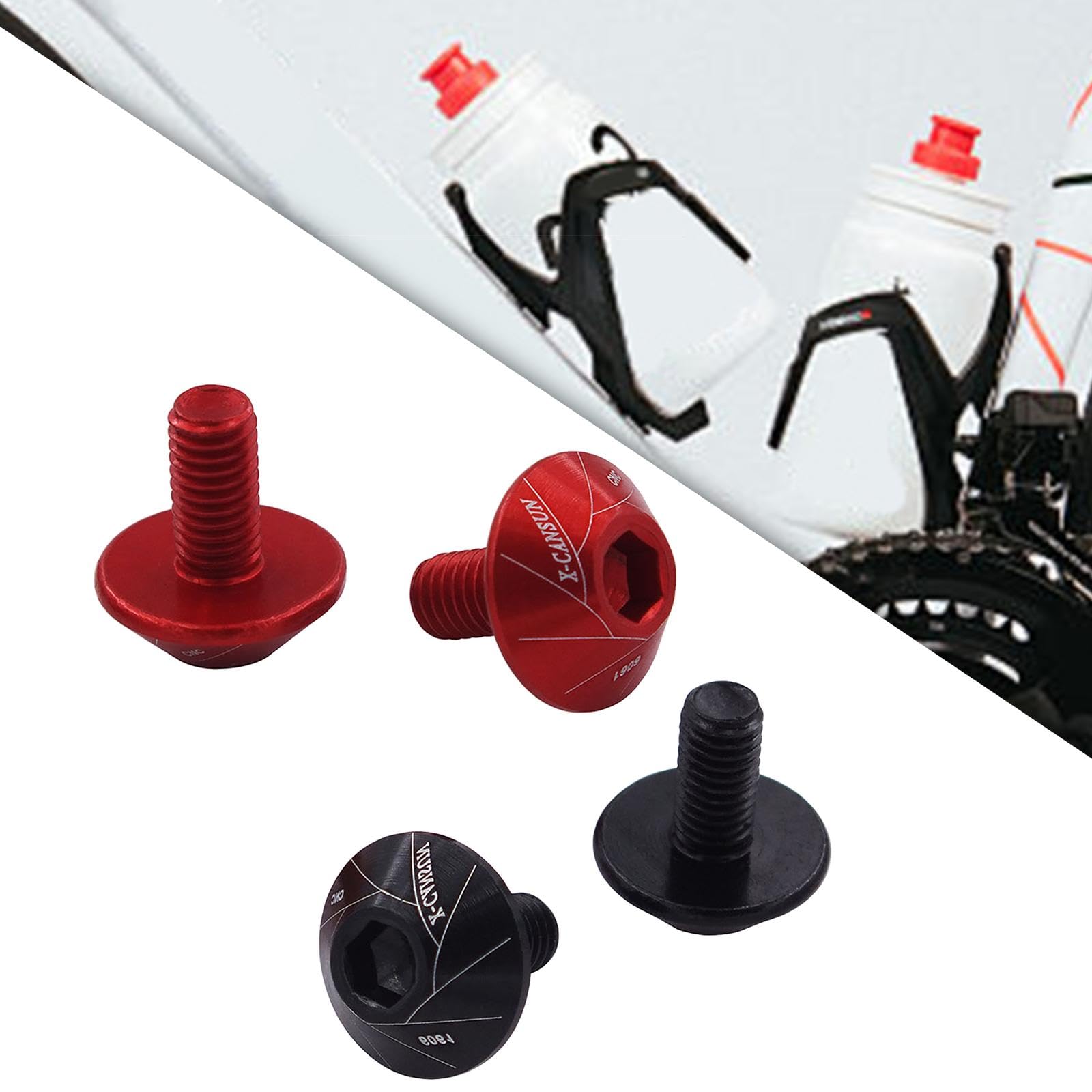 CALANDIS® 2Pcs Water Bottle Cages Screw Bolt Sturdy Kettle Rack Screw Bottle Holder M5 Black | Bolts & Fasteners | Bicycle Components & Parts | Cycling-image-30