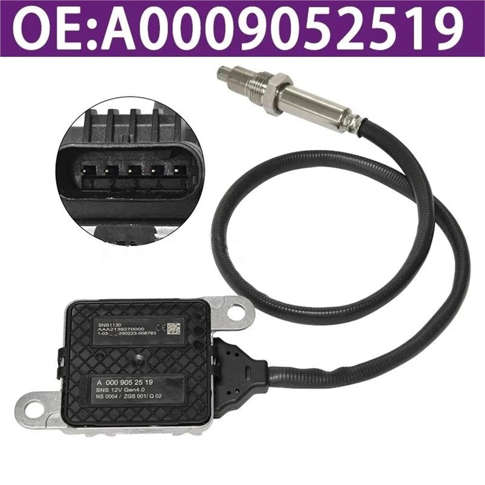 NOx Sensor Óxido Nitrógeno Sensor De Oxígeno Y Nitrógeno Para Coche, Accesorios Para Coche A0009052519 0009052519 Para Mercedes Para Benz W222 V222 X222 GLC