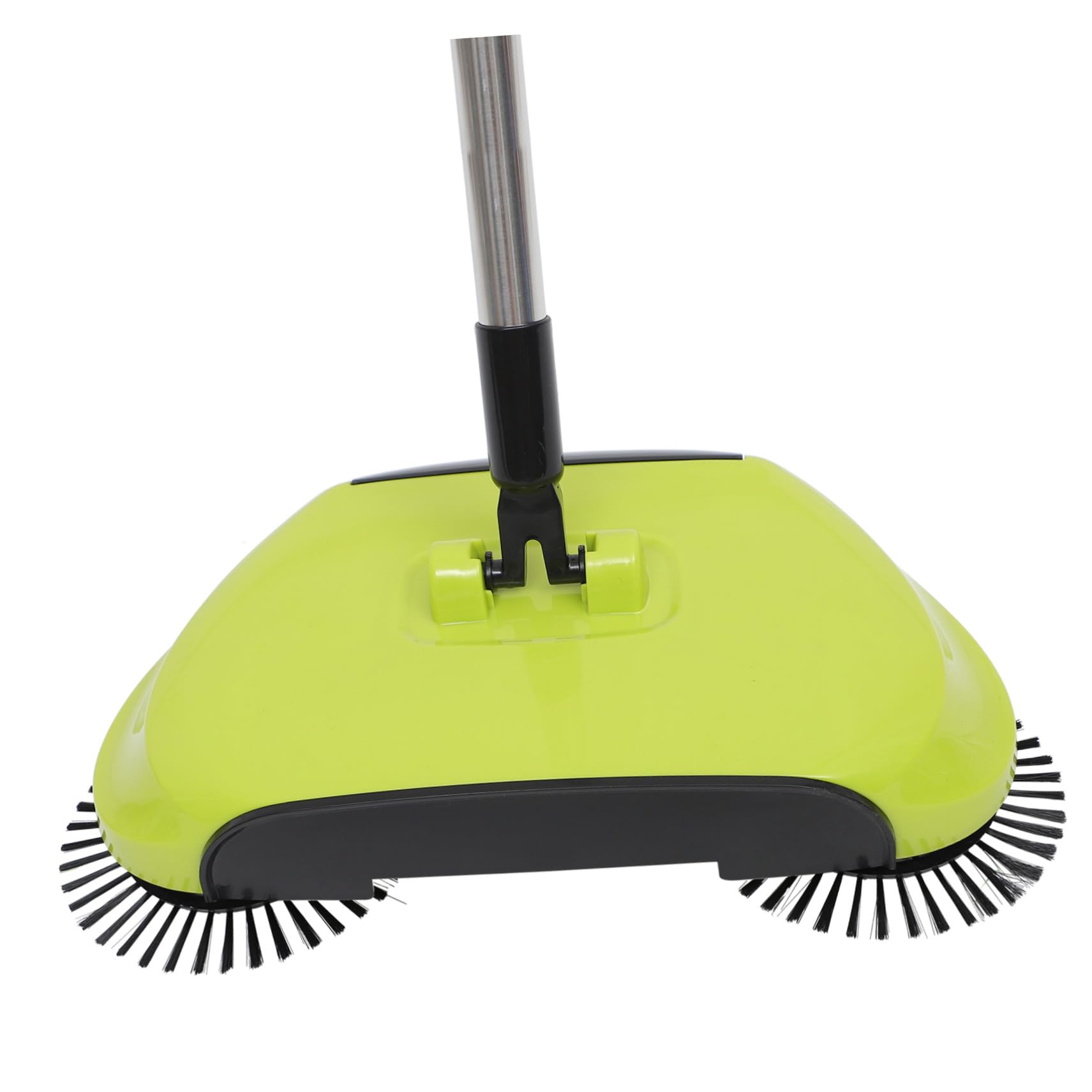 CONGARTENO Multi Function Push Broom with Dustpan and Trash Bin Floor Sweeper for Hard Surfaces Rotating Mop for Efficient Cleaning Green