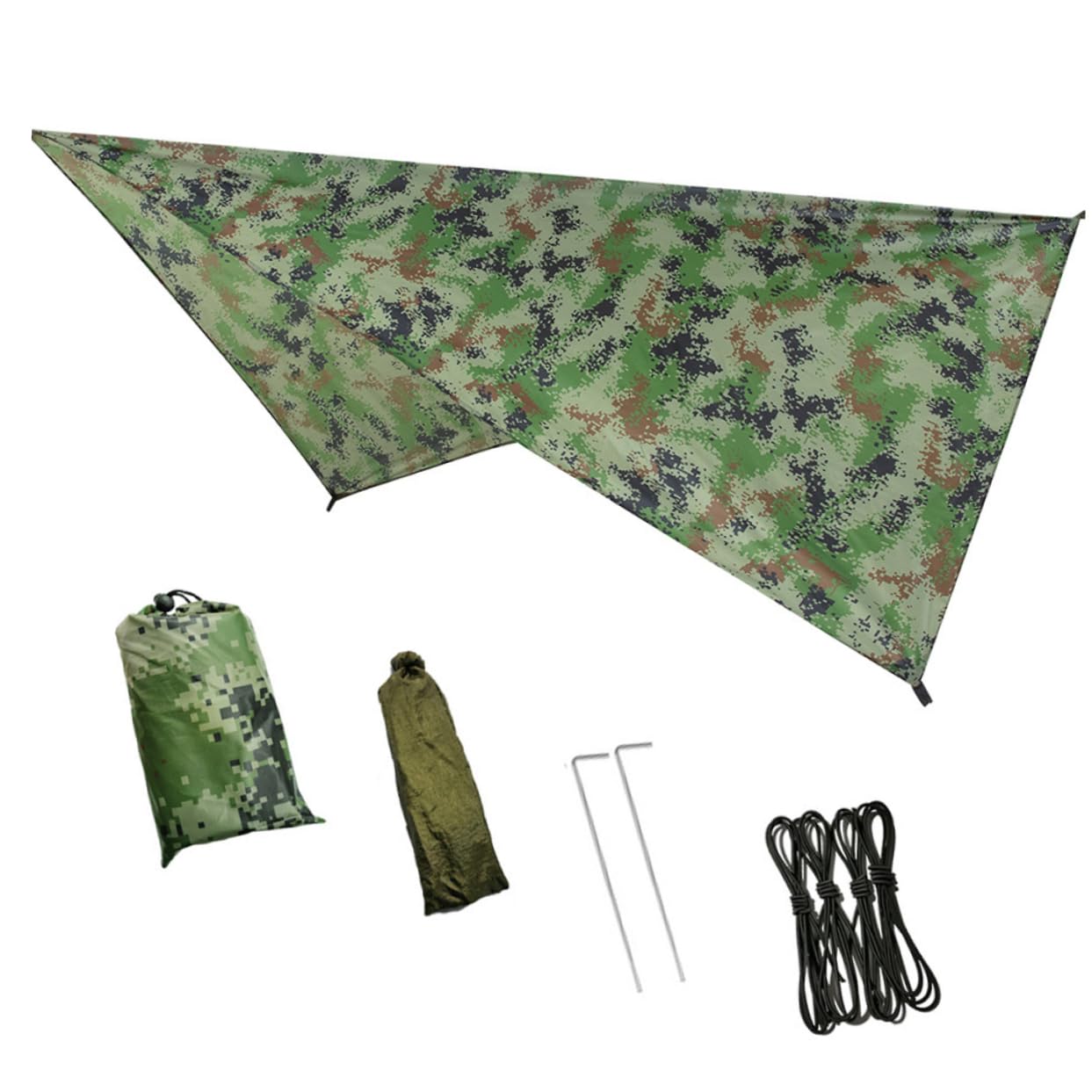 Voile d'ombrage de camouflage imperméable et auvent de tente ultra résistant