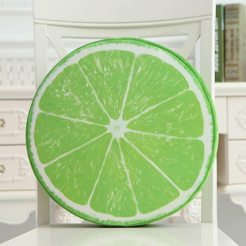 GALPADA Accent Pillows Orange Orange Pillow Round Pillow Fruit Pillow Seat Pillow Watermelon Piercing Pillow Couch Pillows Pillow Body Children's Mat 3D