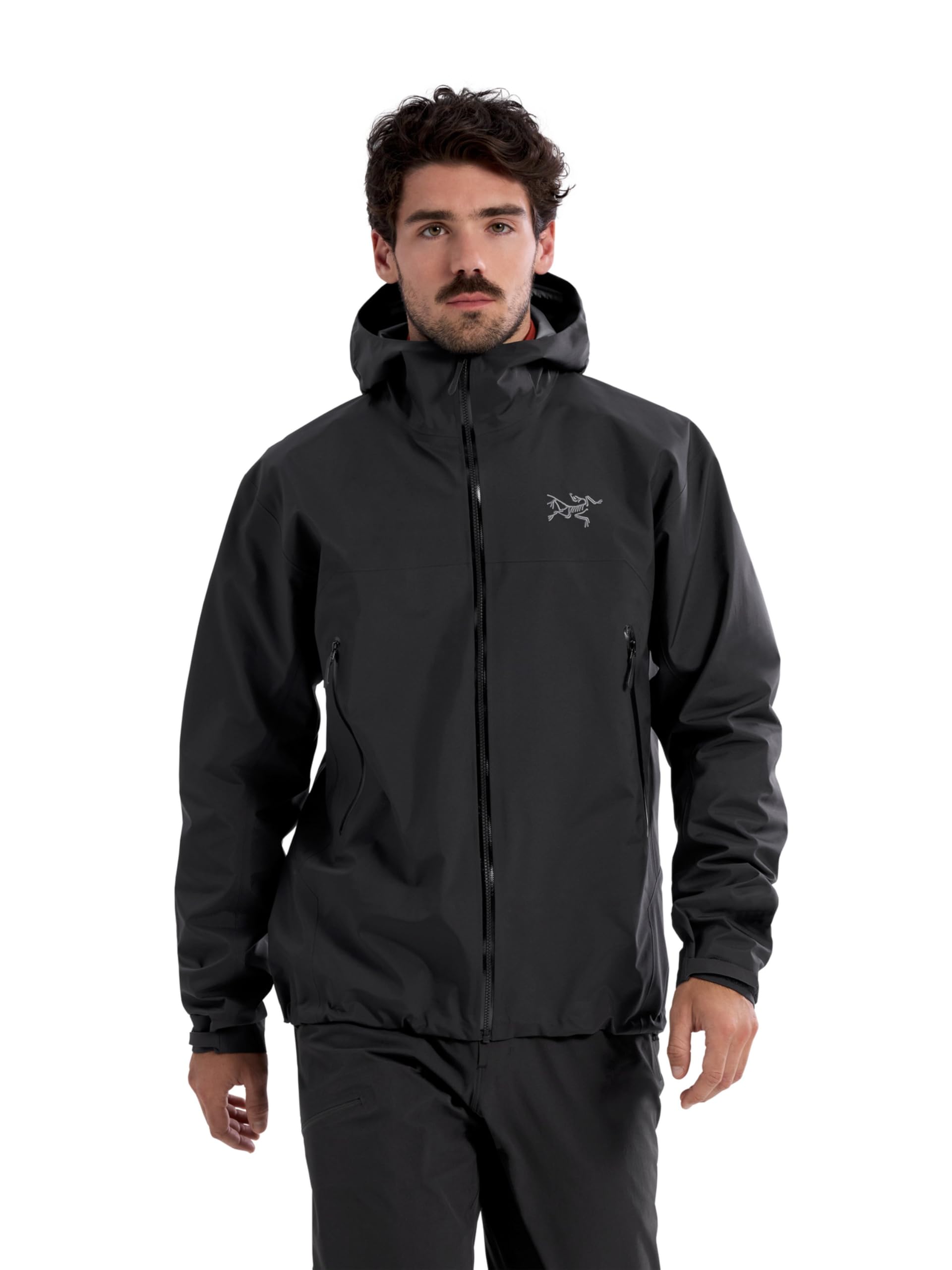 Arc'teryx Beta Jacket Men's | Gore-Tex ePE Shell, Maximum Versatility Waterproof Hiking and Rain Jacket | Black, X-Large