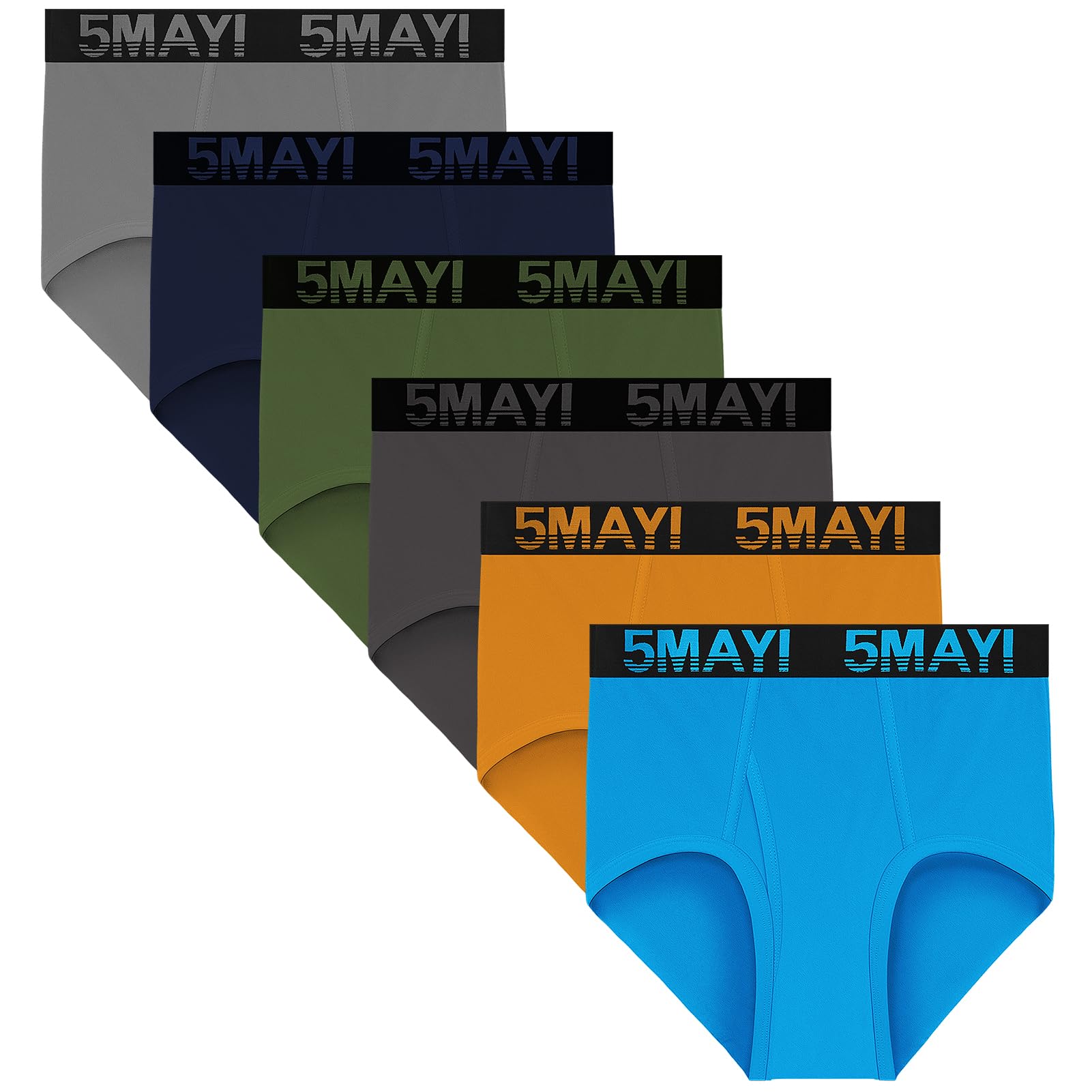5MayiMens Briefs Underwear Multipack Cotton Mens Underwear Briefs S M L XL XXL