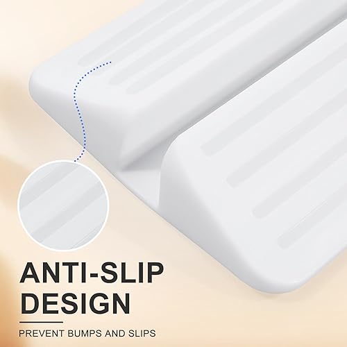 Miniatura 7 de Zerodeko Fijador de puerta de puerta  Tope de puerta de plástico y barandilla de escalera para seguridad de niños y mascotas, accesorio