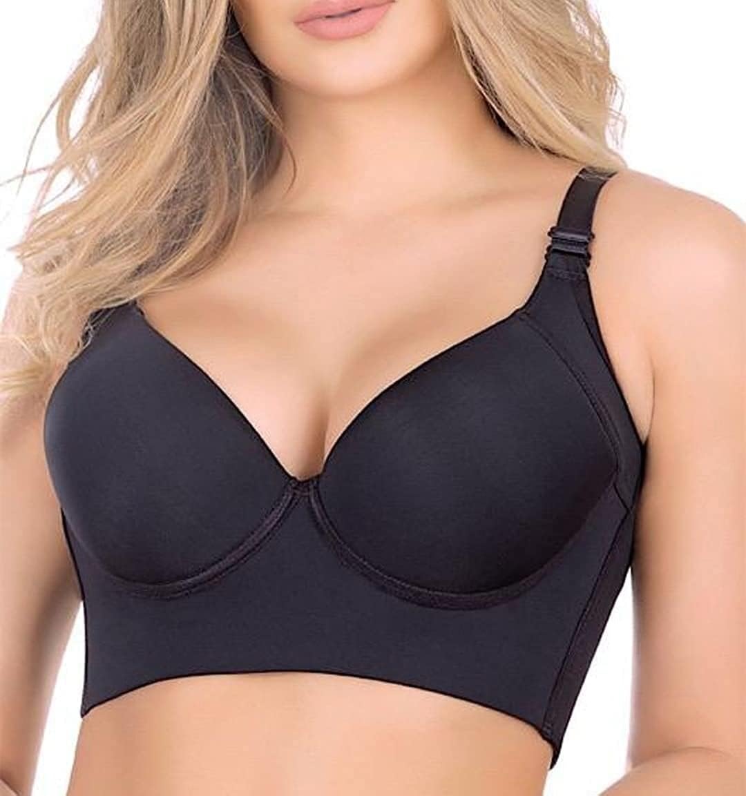 Filifit Sculpting Uplift Bra,Women Deep Cup Bra Hides Back Fat Full