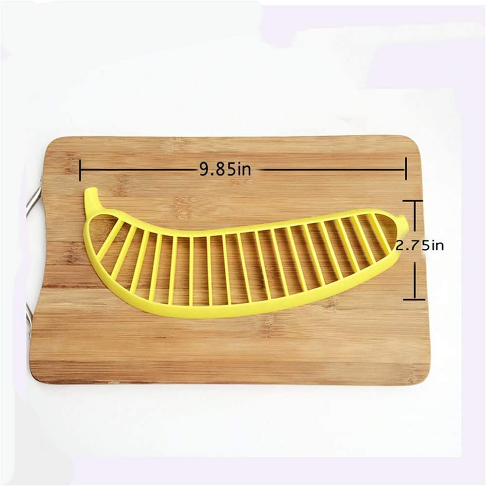 Banana Slicer - One Step Plastic Banana Cutter For Perfect Slices Every Time
