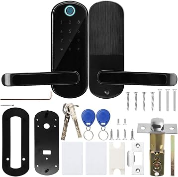 Smart Electronic Fingerprint Door Lock, Fingerprint Door Lock Smart Digital Password IC Karte Key