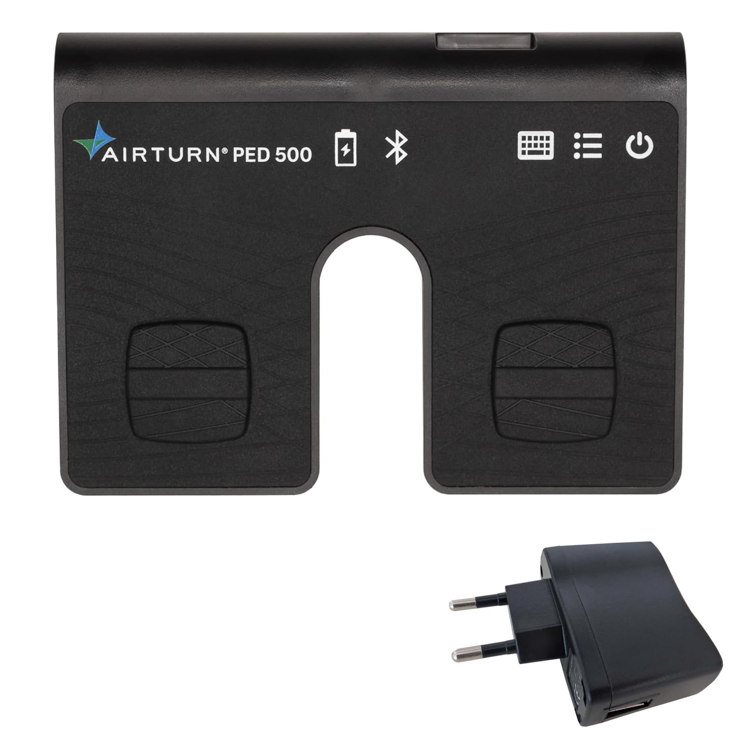Airturn PED 500 Pédale Bluetooth avec bloc d'alimentation USB Keepdrum