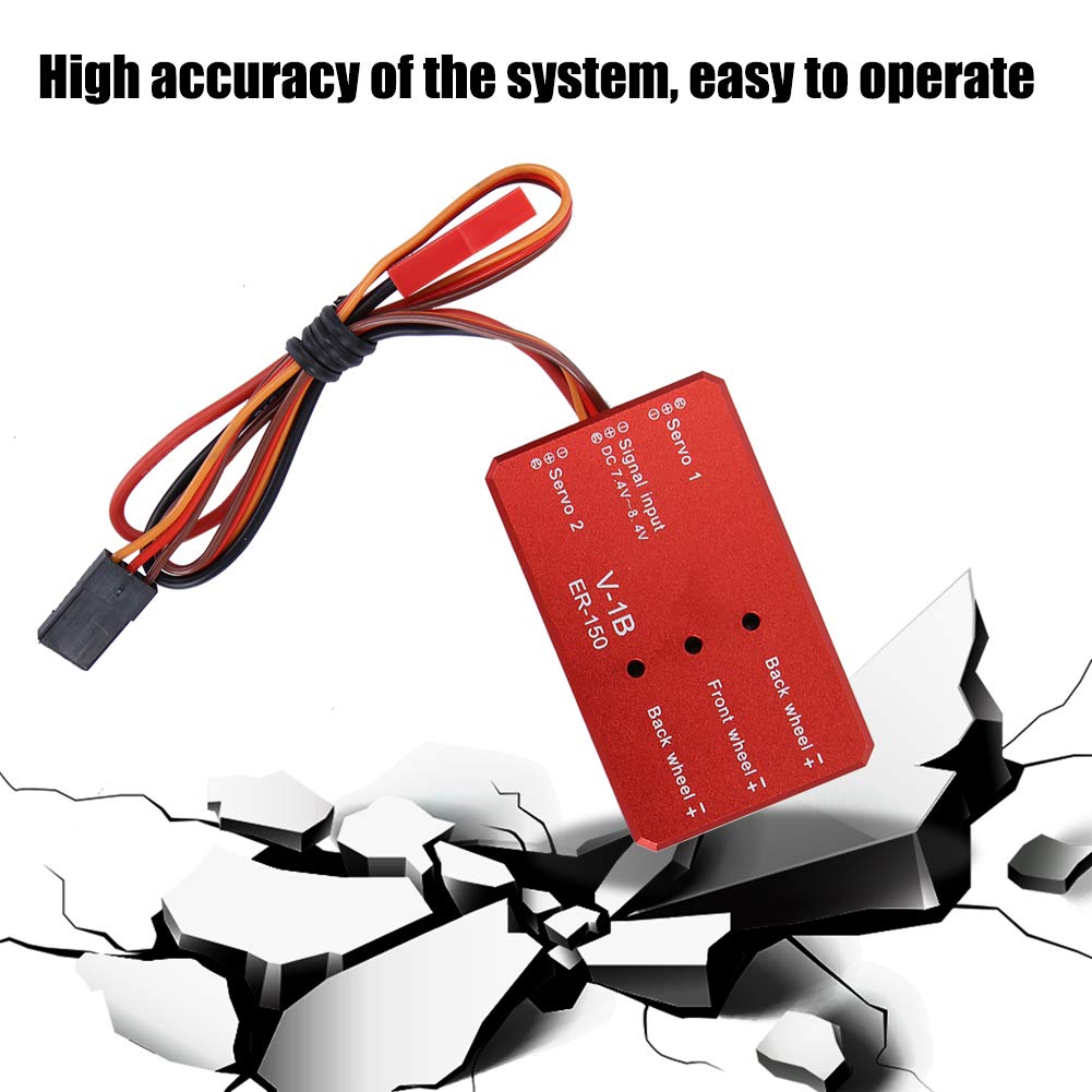 Tren de aterrizaje retráctil, JP Hobby ER-120 Sistema retráctil de aleación eléctrica para accesorio de ala fija RC (controlador (fuente de alimentación 2S))