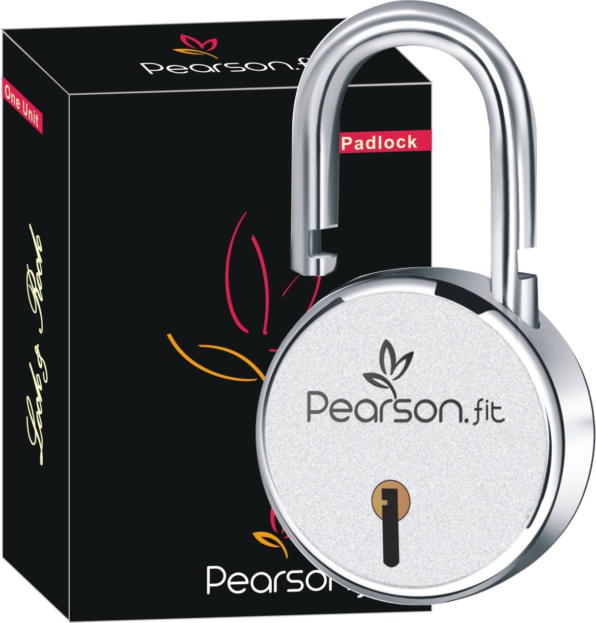Pearson.fit 1 Lock with 12 Keys | Lock and Keys | Door Lock for Home | Round 65mm Padlock | Double Locking | 8 Levers | Heavy Duty Hardened Steel Padlock | for Rental Apartment Model PSD-M65-L1-K12 (B0CZ459KYX) Amazon Price History, Amazon Price Tracker