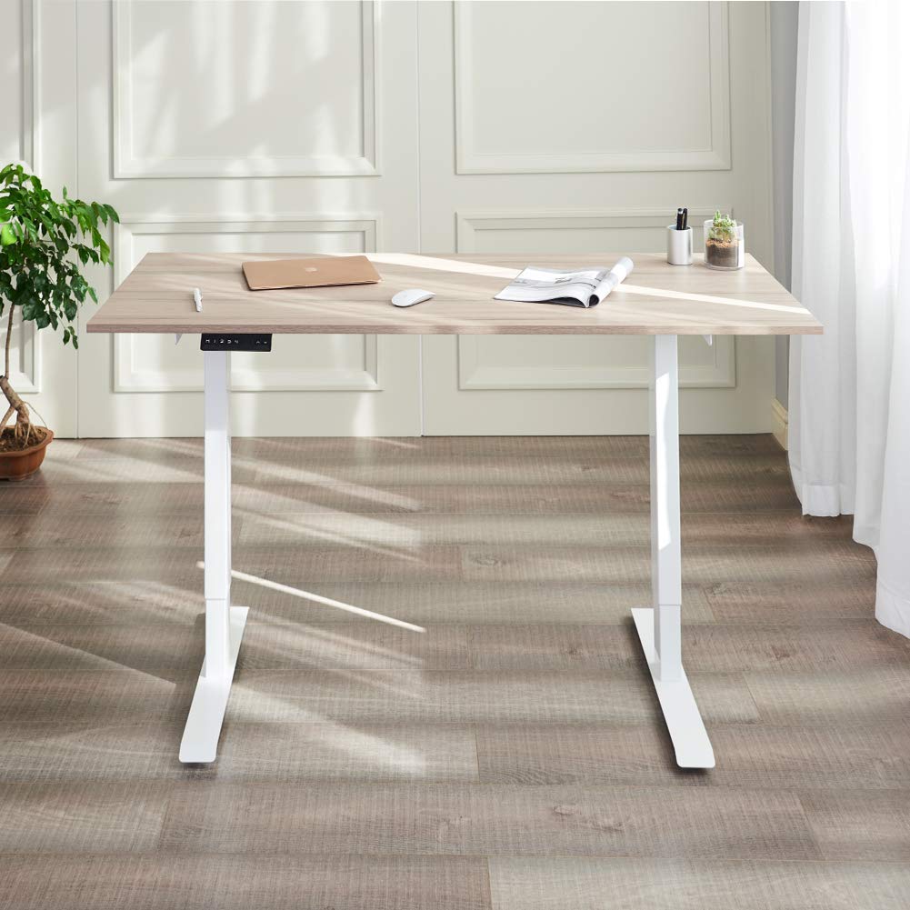 Kaboon 48x30 inches Oak Tabletop, Workbench Top Laminated, Solid One