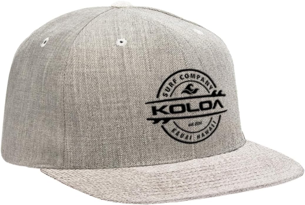 Koloa Surf Embroidered Thruster Logo Snap-Back Hat in 13 Colors