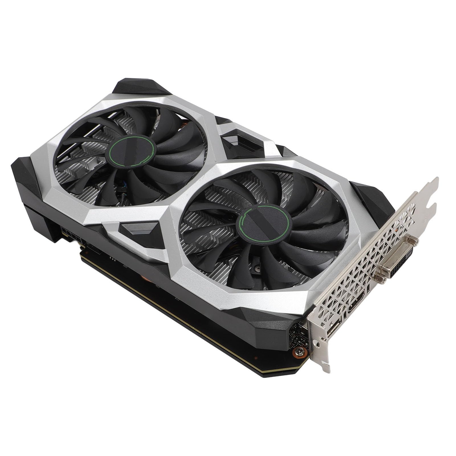 Karta Graficzna do Gier 6 GB 192 Bity GDDR6, 1785/14000 MHz Karta Graficzna z Podwójnym Wentylatorem Chłodzącym, HDMI, Display Port, DVI D, PCI Express 3.0 16X