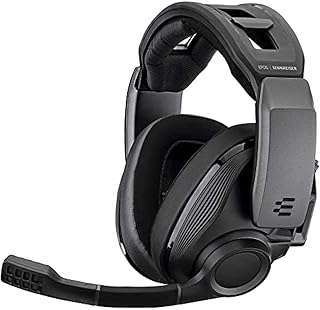 Sennheiser GSP 670 Wireless Gaming Headset, Lag-FREE Bluetooth, 7.1 Surround Sound, Noise-Cancelling Mic, Audio & Volume Control, for Windows PC, PS4 - Black, Over ear