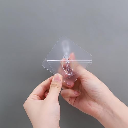 Miniatura 3 de Ganchos de ducha de plástico para ducha interior, paquete de 4, accesorios de baño, ganchos de ducha adhesivos impermeables para colgar ganchos