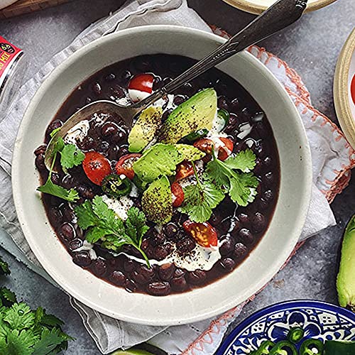 Gran Luchito Mexican Cantina Black Beans 15oz (Pack Of 6) - Vegan - Fat Free - Non GMO - Microwavable Pouch image 5