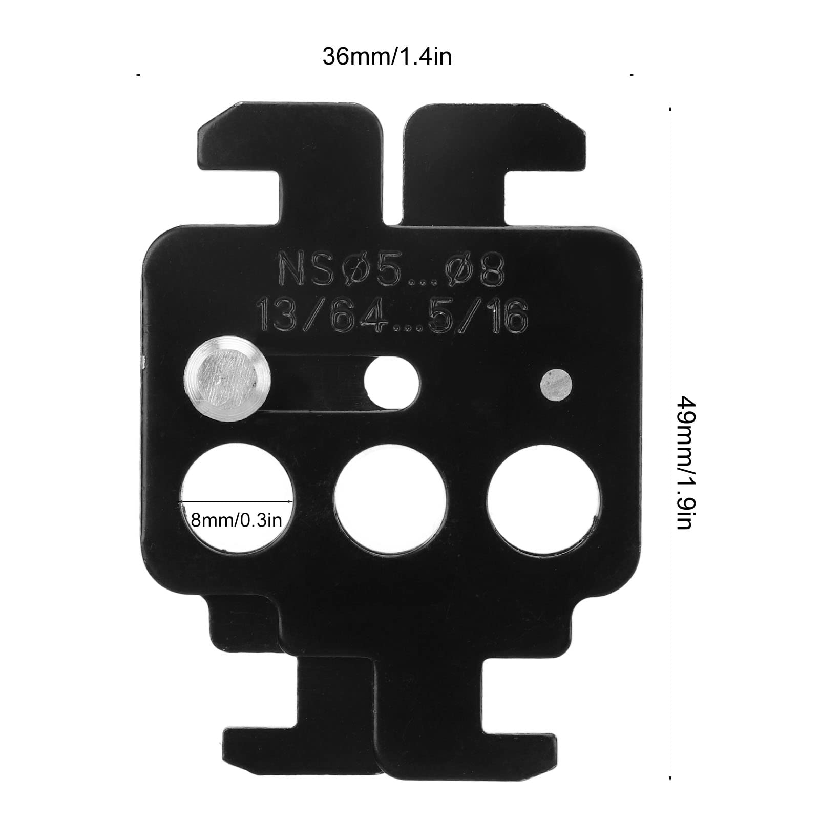 2 Pack Industrial Safety Circuit Breaker Lockout, Multifunctional Steel Switch Tagout for Equipment Maintenance