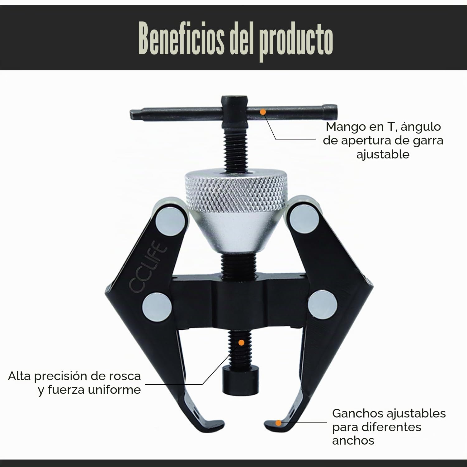 CCLIFE 2 Unidades Limpiaparabrisas Brazo Extractor Universal Brazo Desmontaje Herramienta Ajustable