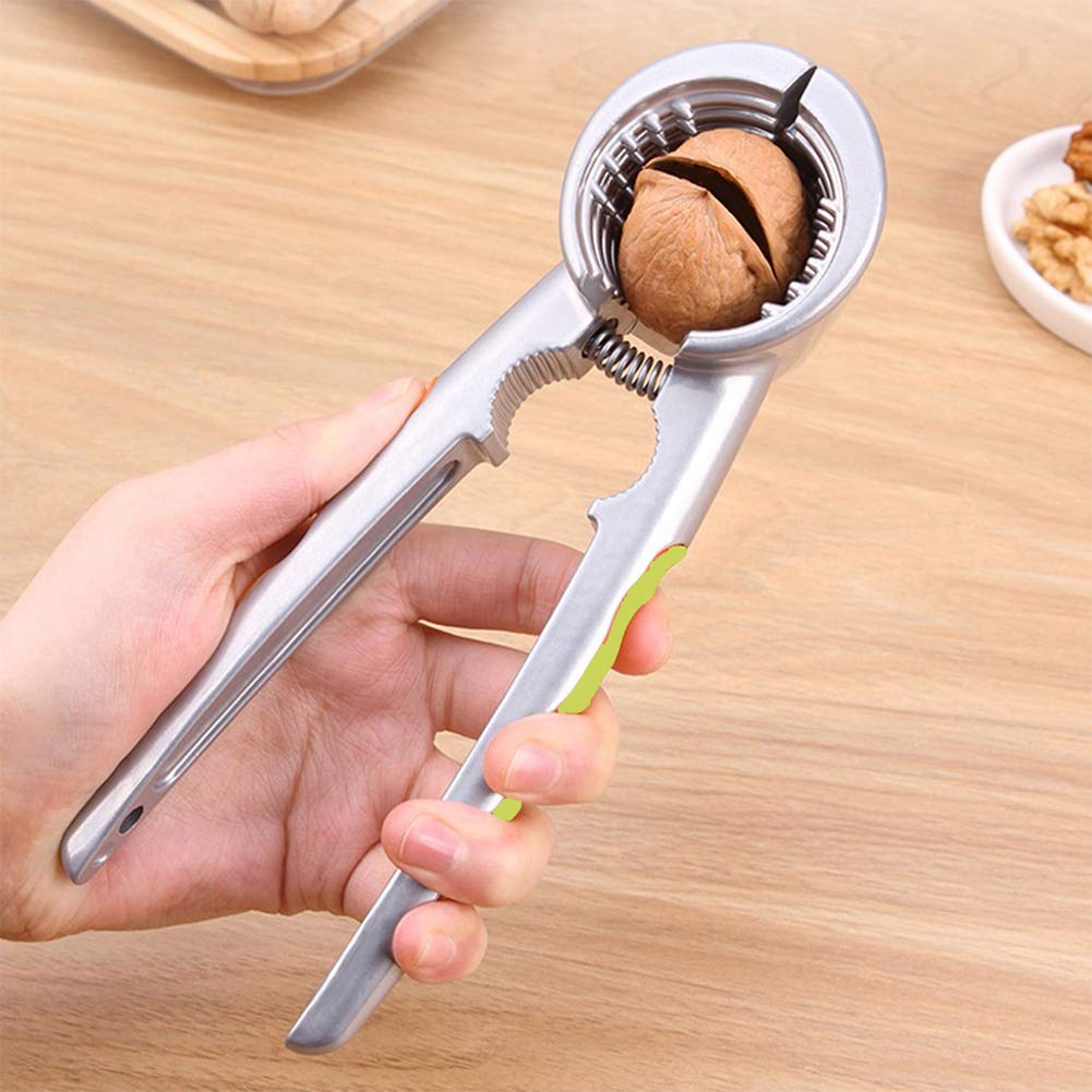 PARENCE Schiaccianoci In Acciaio Inox – Pinze Robuste Per Noci, Nocciole E Mandorle, Impugnatura Ergonomica, 16,5 Cm