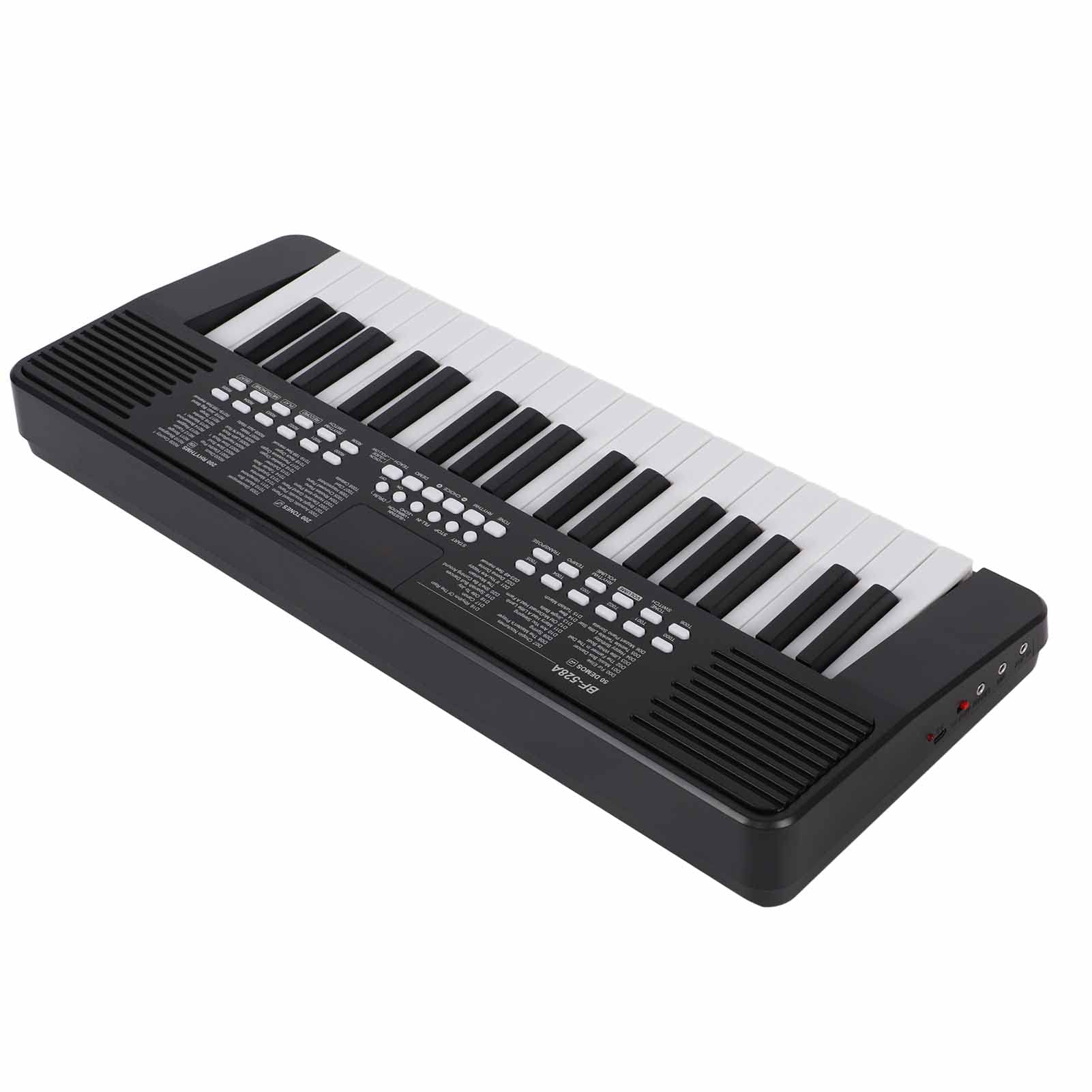 SUNGOOYUE Tastiera di Pianoforte Elettronica a 37 Tasti Tastiera Musicale Portatile Ricaricabile con 200 Toni 200 Ritmi Display a LED Registrazione per Bambini Principianti Pratica a Casa