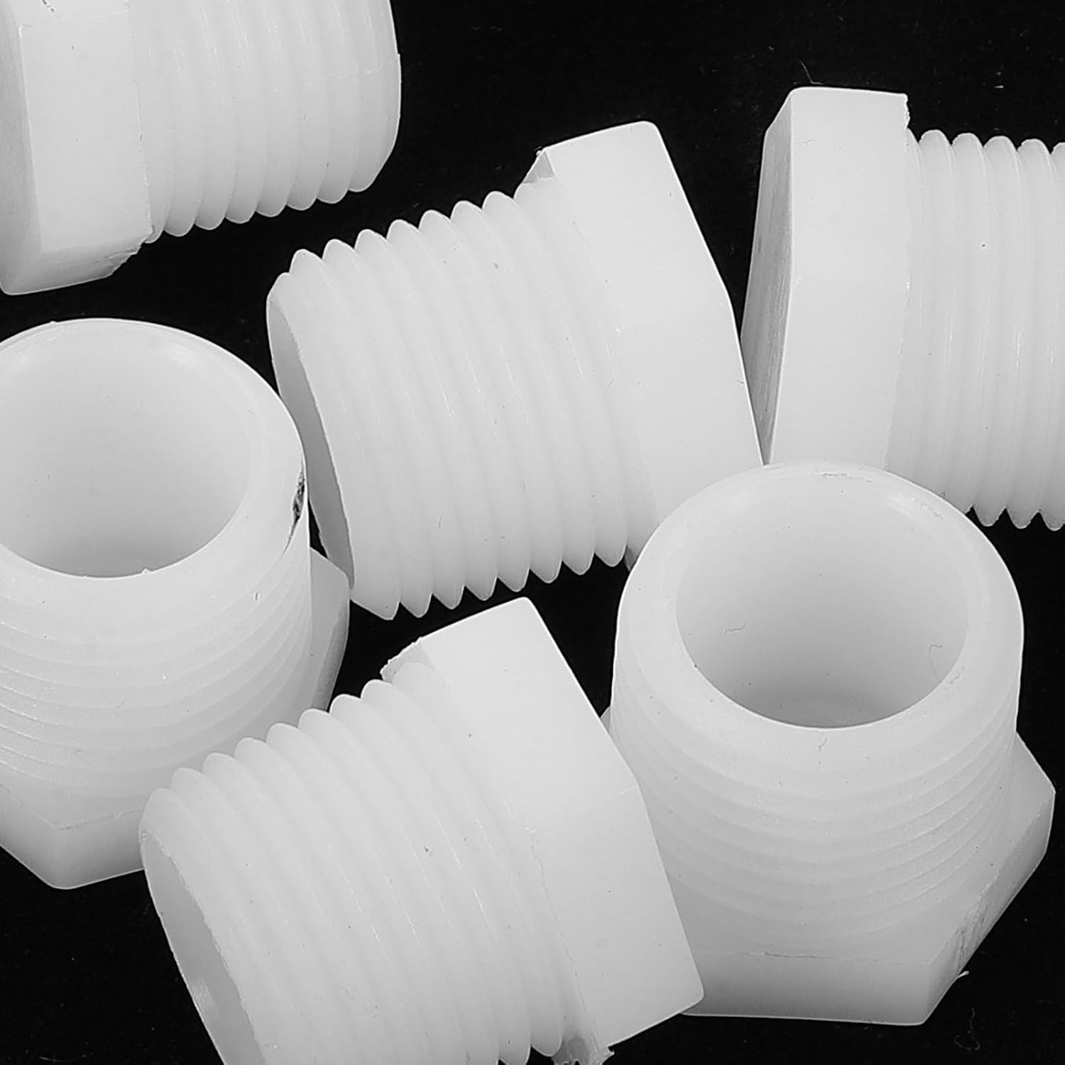 MAGICLULU 12pcs Rv Water Heater Drain Plug Kit White PVC Camper Drain Plug Replacement with Wide Compatibility Prevents Blockages for Rv Water Supply Systems