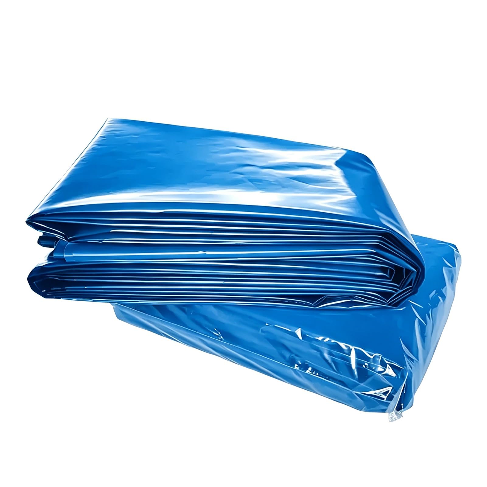 Yopappol Blue HDPE Koi Pond Liner, Flexible Waterproof Pond Membrane for Irregular Shape Backyard Koi Pond, Landscape Water Garden and Swimming Pools(4x10m(13.1x32.8ft))