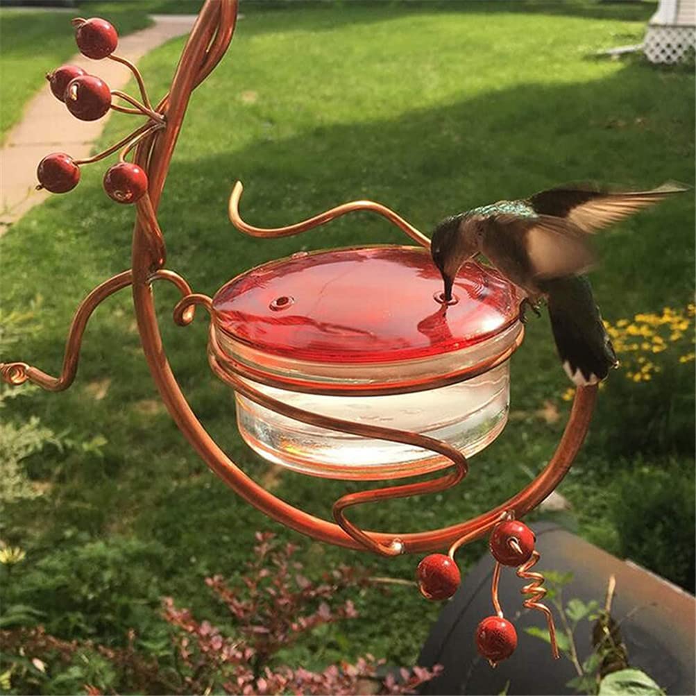 Mangiatoie Per Colibrì Portatili - 4 Pezzi, Colore Rosso, Per Finestre