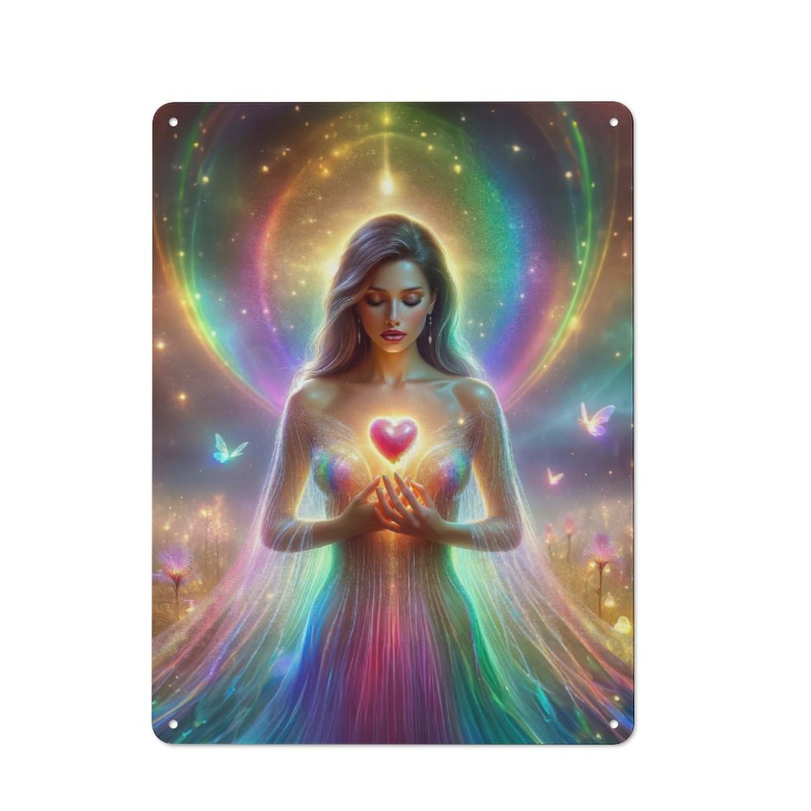 Junmoney Heart Guidance Industrial-Style Tin Sign 40X30cm For Pub Or Café, Suited To Pub Decor Enthusiasts