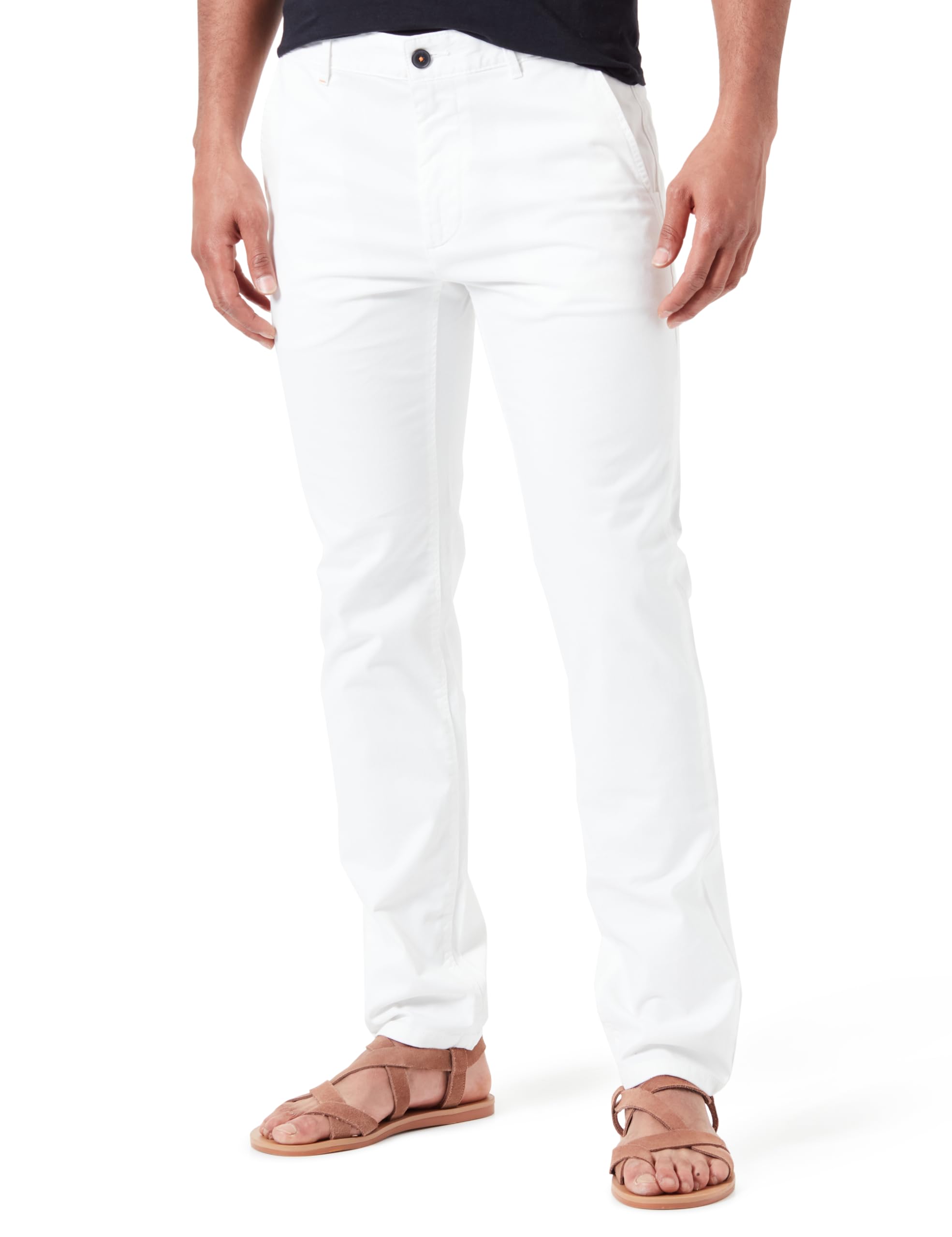 BOSS Men's Chino_Slim 10242156 01 Trousers_Flat, Natural106, 40 W/36 L