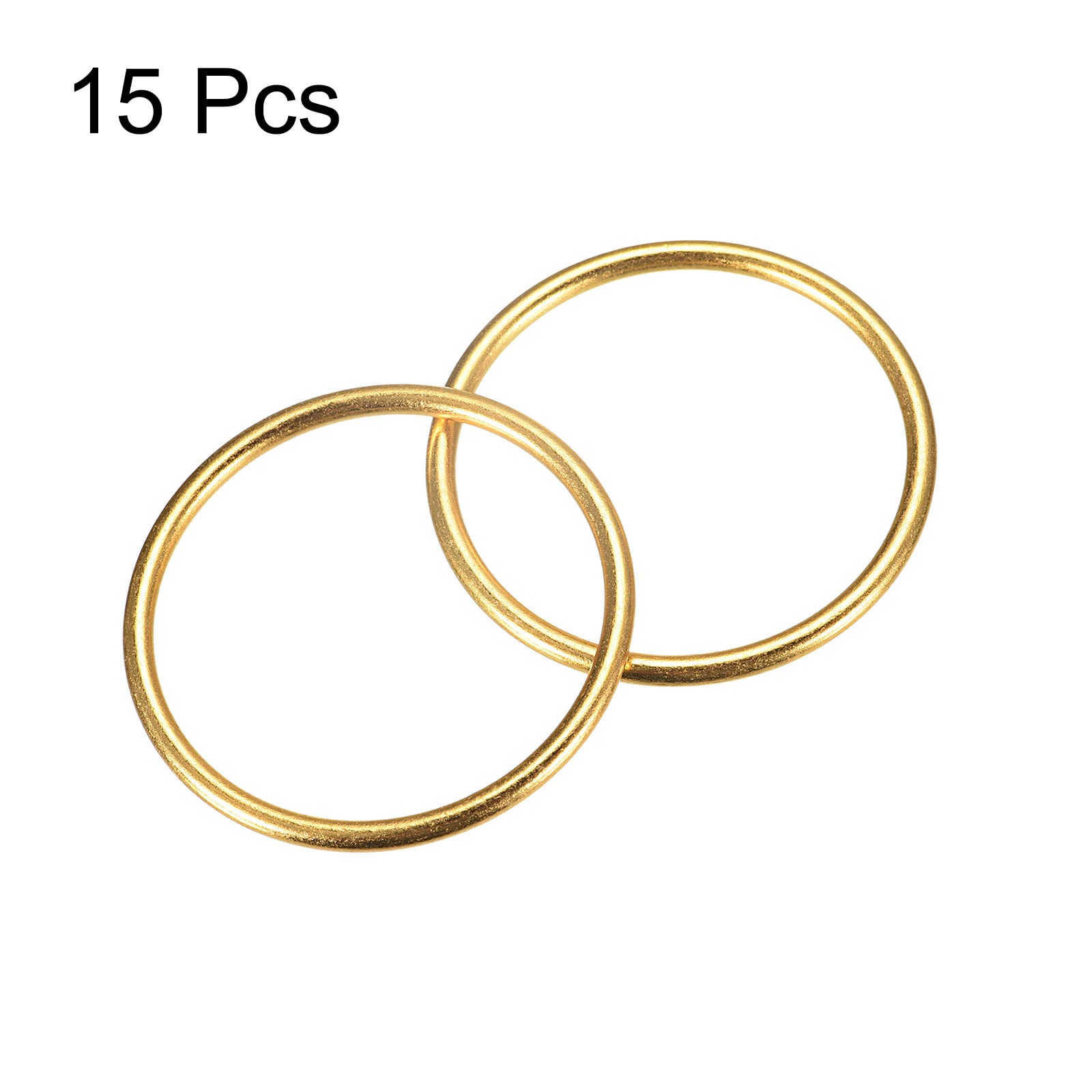 Amazon | uxcell 金属Oリング 非溶接 Oリングバックル クラフトベルト  