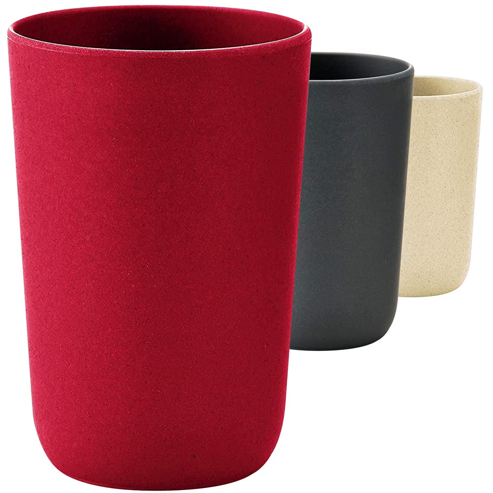 Cooler Kitchen Utensilienhalter Küche, Rund - Stylische Küchenhelfer Aufbewahrung - Küchenutensilienhalter & Kochbesteck Organizer - Spülmaschinenfest, Rutschfest & Rostfrei - Besteckhalter Rot