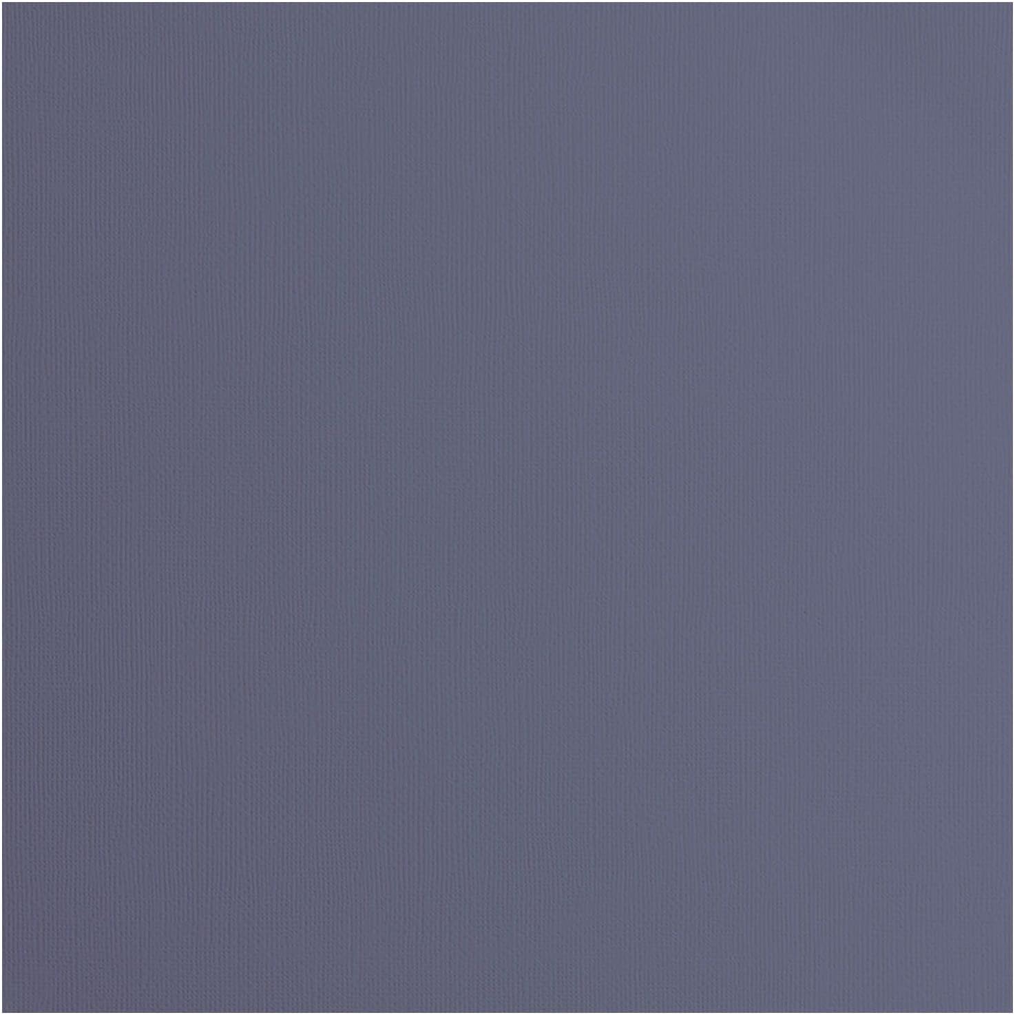 Vaessen-Creative Florence Textured Cardstock, Blue Graphite, 216 Grams, 12x12 inches, 20 Sheets, for Scrapbooking, Card Making, Die Cutting and Other Paper Crafts, 30.5x30.5cm, Gray