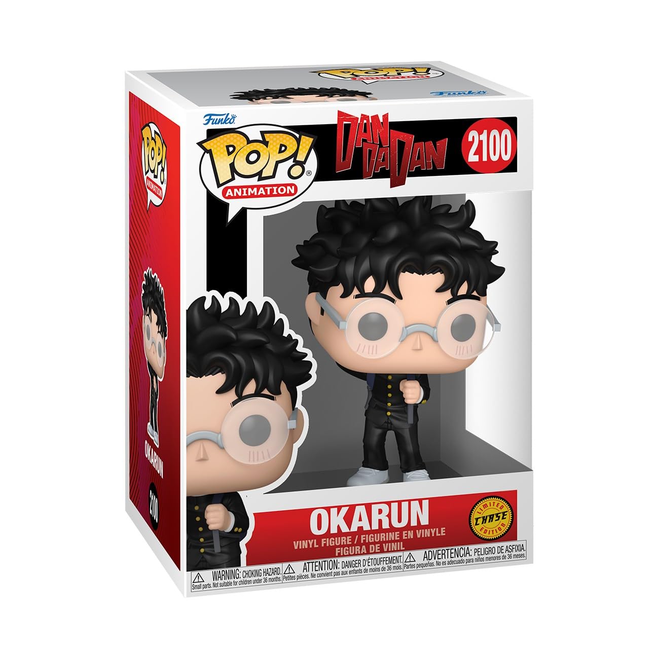 Funko POP! Animation: Dandadan, Okarun, 1 in 6 chance of receiving the rare Chase variant, Styles may vary