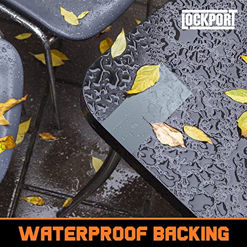 Lockport Silver Duct Tape - 12 Roll Multi Pack - 30 Yards X 2 Inch - Strong, Flexible, Waterproof And Tear By Hand - Bulk Value For Home Use, Do-It-Yourself Projects And Repairs #TOP3