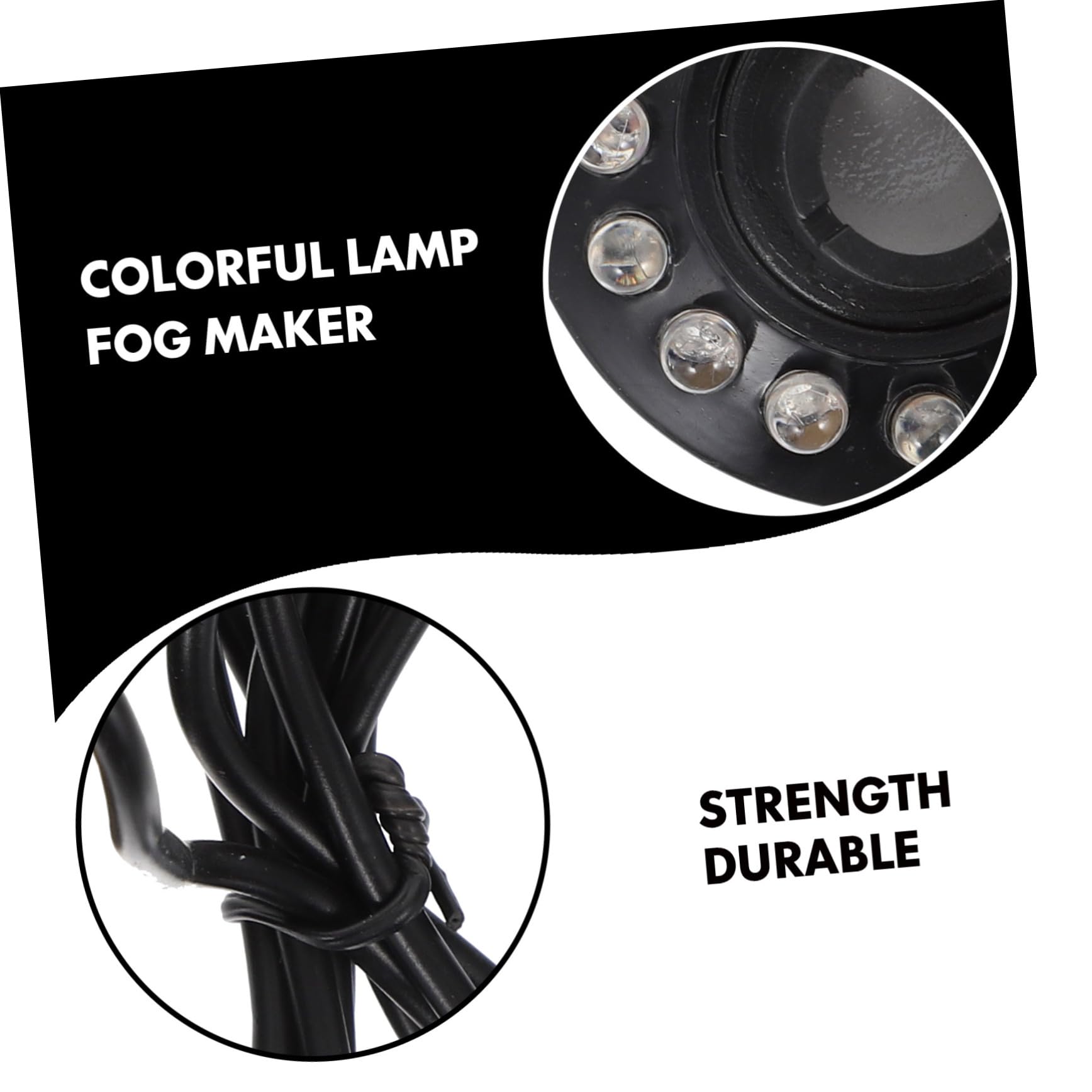 ULDIGI Halloween Fog Machine for Fish Tank Maker Light Sprayer Fish Tank Decor