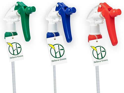 Miniatura 7 de Reemplazo de boquilla de botella de pulverización, solo tapas de botellas, disparadores de boquilla rociadora para soluciones de limpieza pesadas,