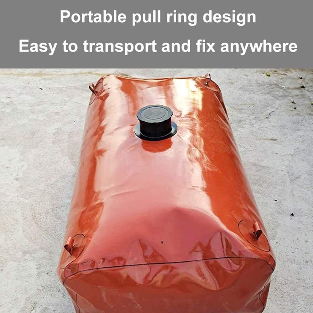 Tanque de agua Agua almacenaje, bolsa de almacenamiento, plegable al aire libre del tanque de agua con el grifo, la luz de gran capacidad de agua bolsa Bolsa de almacenamiento de agua plegable de gran
