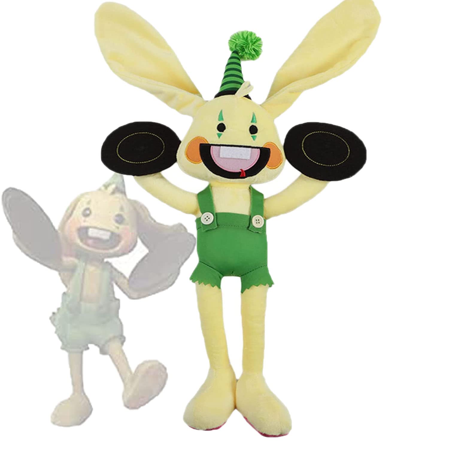 NIHAKA Bonzo Bunny Poppy Playtime Plush, 40cm Rabbit Plush Toy, Scary and Realistic Plush Doll, Cute and Fun Bunny Plush, Soft Stuffed Pillow Doll, for Kids and Adults