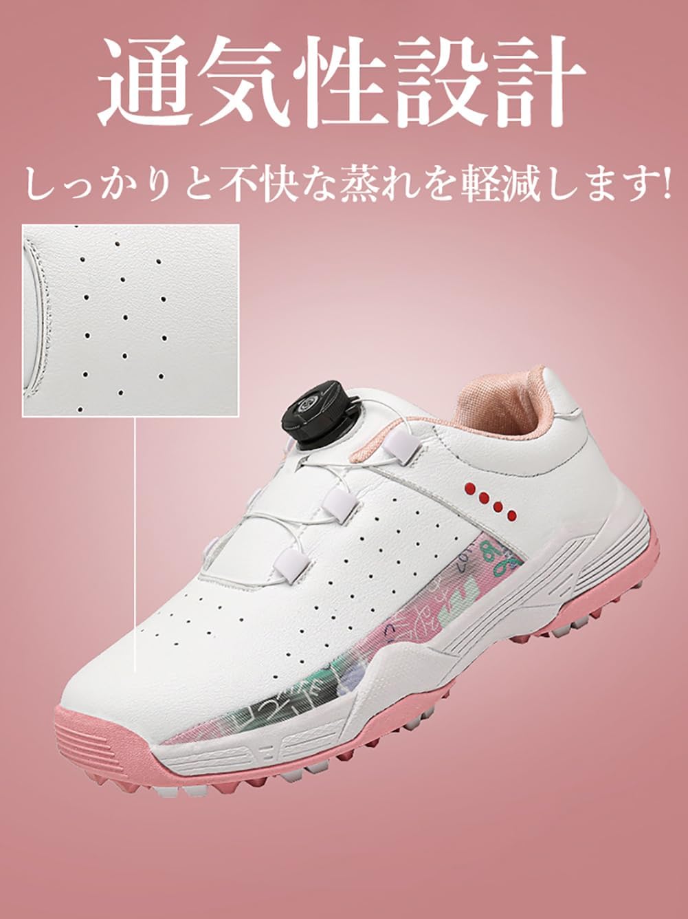 美品✨ グッチ ゴルフシューズ ドレスシューズ レザー ホワイト ウィングチップゴルフシューズ （スニーカー）｜adabat