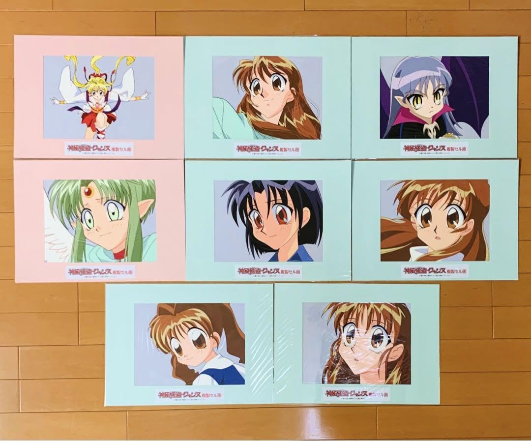 神風怪盗ジャンヌ複製セル画8枚セット種村有菜