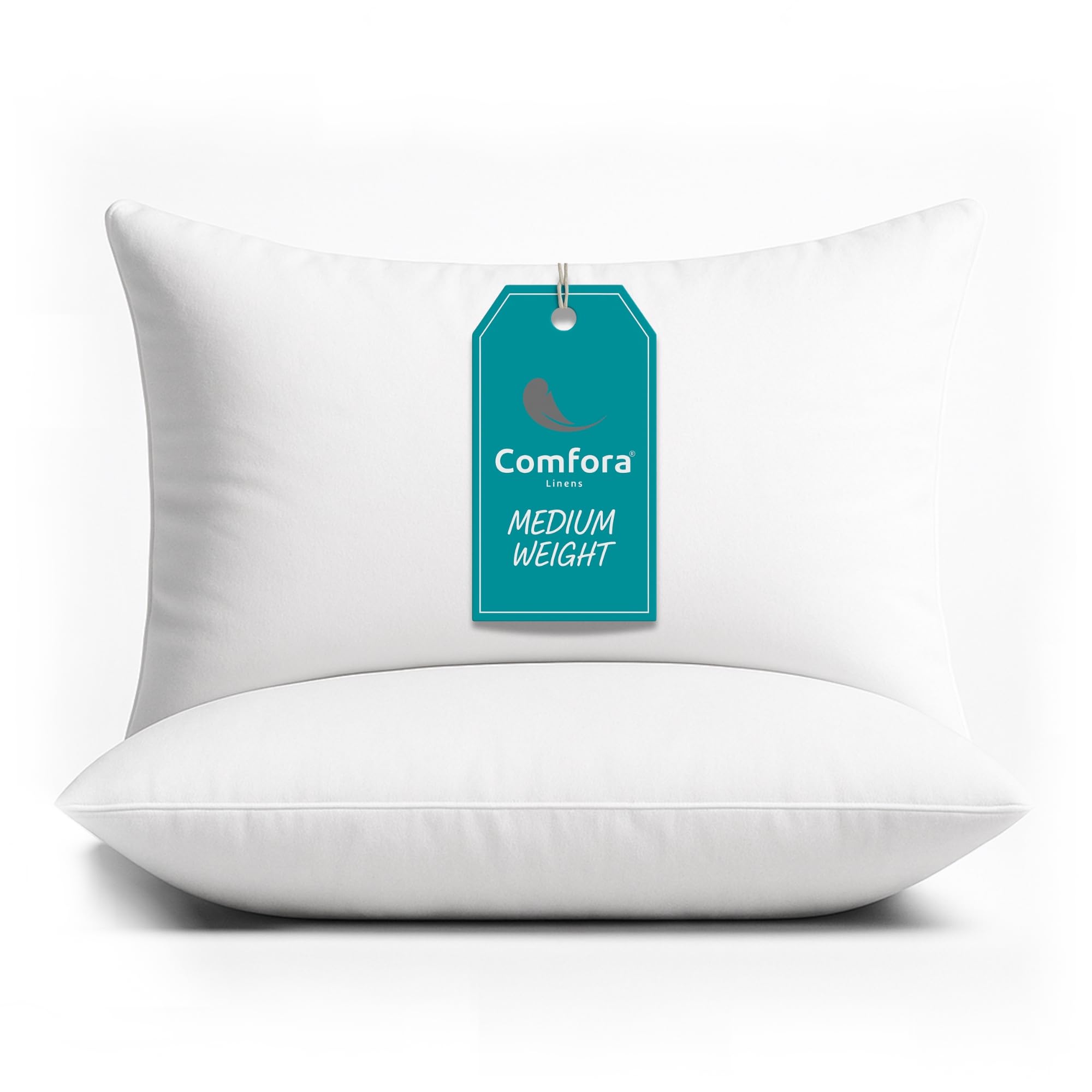 LINENS - Serenity Collection Bed Pillows - Soft Medium Support for Side and Back Sleepers,...