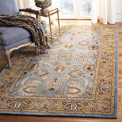 Tapete decorativo Safavieh Oriental 5'x8' Azul y Dorado